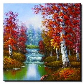 Tranh in Canvas sơn dầu